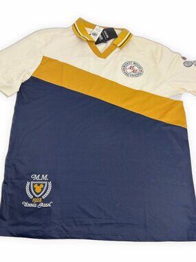 Disney Mickey Mouse Polo Shirt BoxLunch Tennis Knit Men’s Medium New With Tags